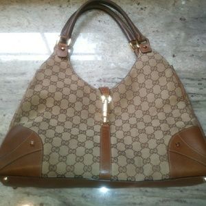 Tan Gucci bag